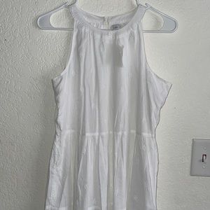 Old Navy White High neck dress